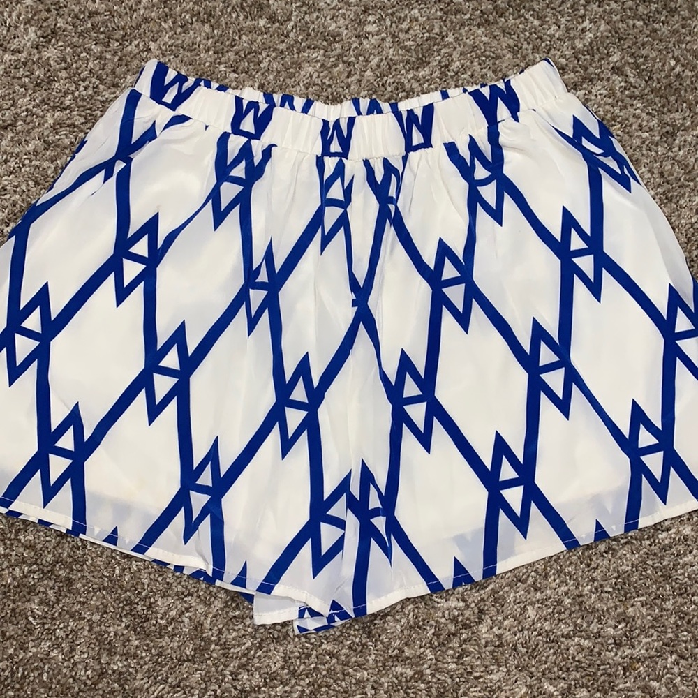 Patterned Flowy Shorts